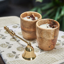 Load image into Gallery viewer, Satmya Candle: Wooden Jar Soy Wax Candle