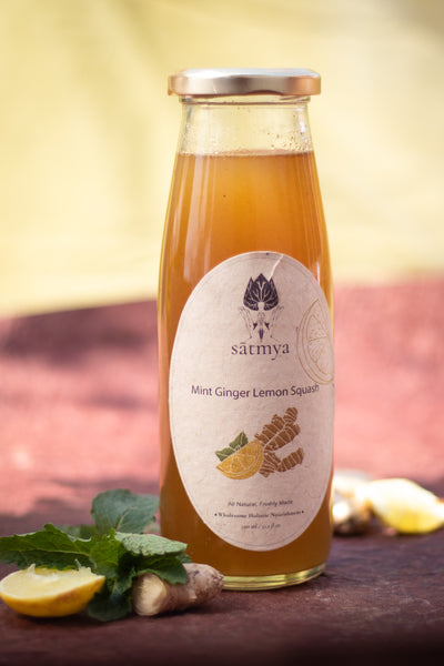 Decoding Mint Ginger Lemon Squash | Refreshing Summer Drink | All Natural, No Preservatives Summer Drink